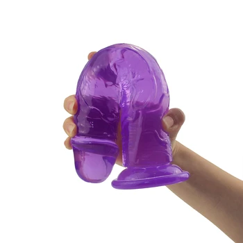Realistic Dildo With Suction Cup Huge Jelly Dildos Sex Toys for Woman Men Fake Dick Big Penis Anal Butt Plug Erotic Sex Shop 5