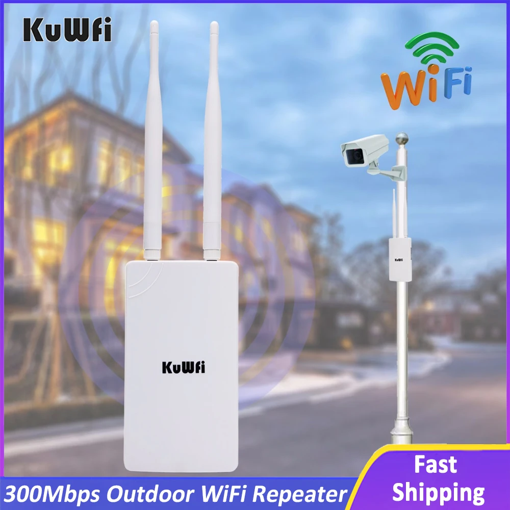 Ripetitore WiFi esterno da 300Mbps 2.4GHz Extender WIFI