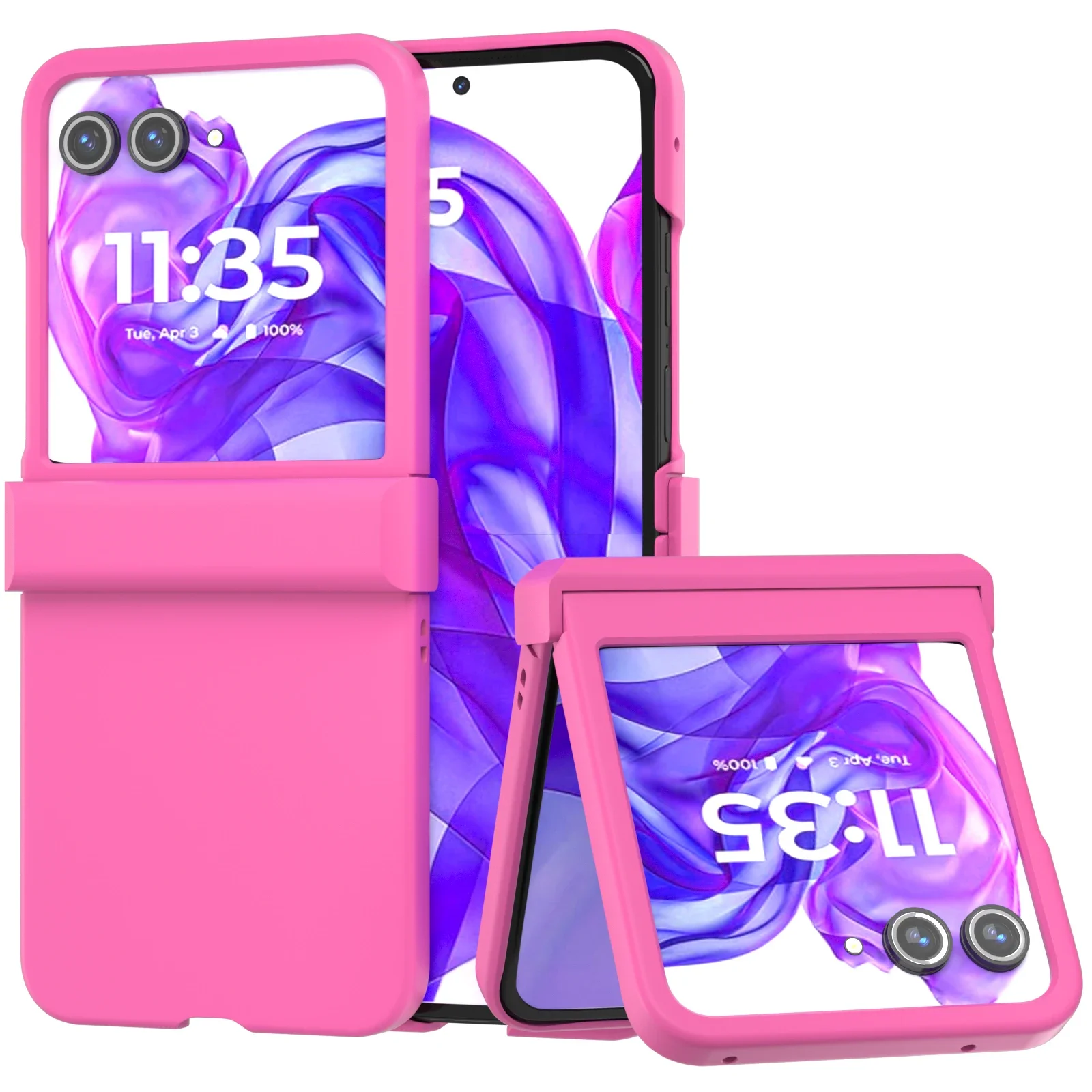 Slim Ultra Thin Hard Protective Candy Color Phone Case with Camera Guard