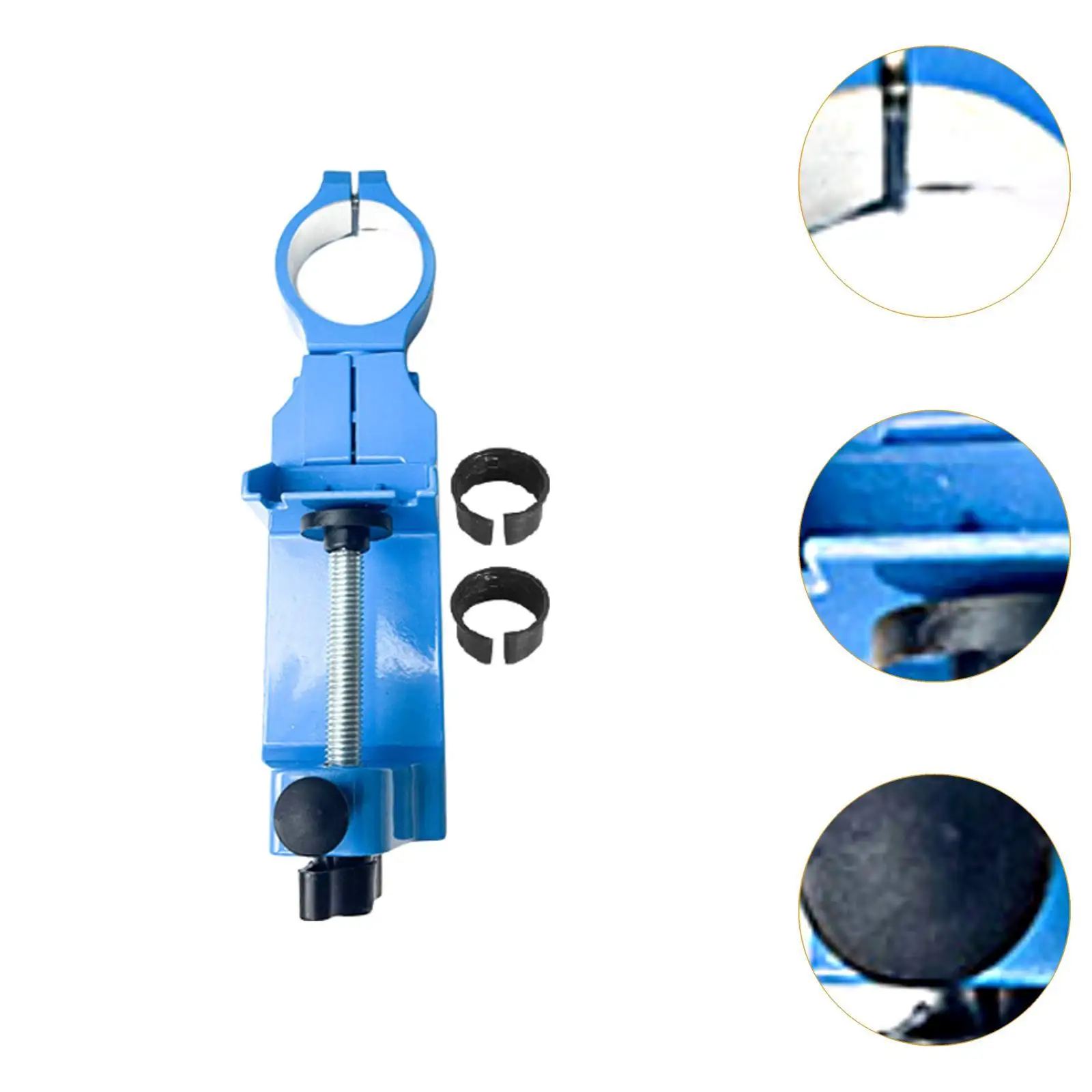 Electric Drill Stand Easy Installation with 2 Washers Rotatable Hand Drill Fixing Bracket Electric Grinder Stand for Workbench