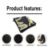 Snap Neckline Hairdressing Apron Waterproof Hairdresser Gown Barber Fashion Pattern Haircut Cloth Antistatic Hairstyling Capes 3
