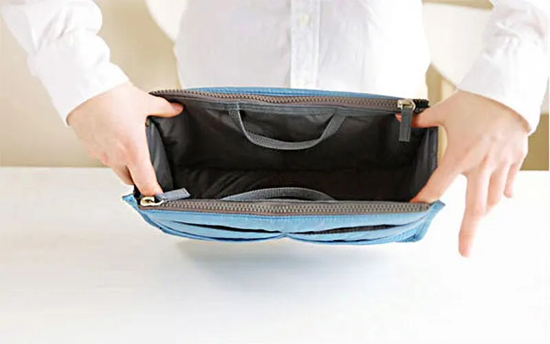 S444e13f98d0f41a882837c9715a6277aA Multifunctional Bi-fold Storage Bag Double Zipper Large Capacity Storage Arrangement Makeup Toiletries Large Classification Bag Mallzona