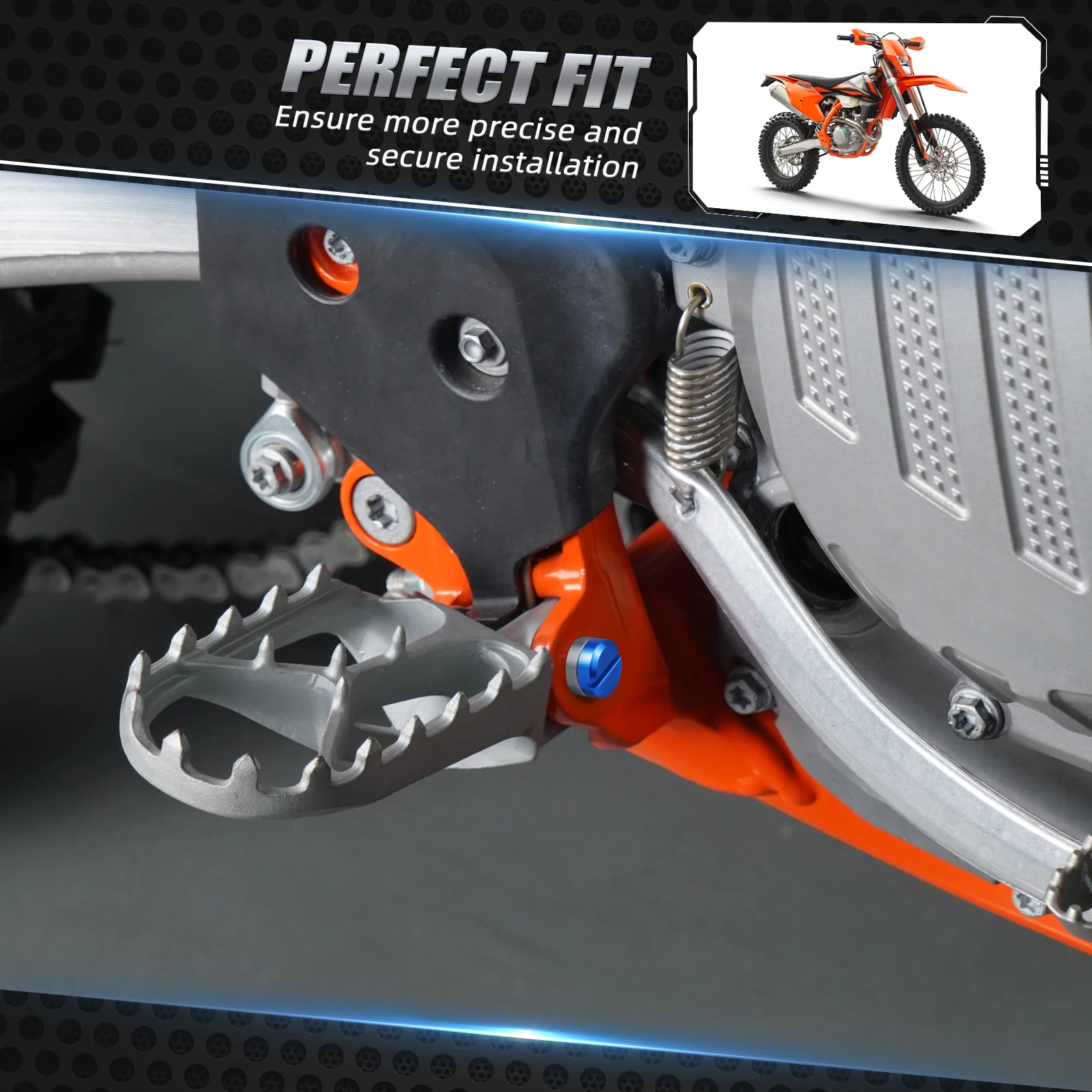 Motorcycle Footrests For Yamaha YZ125 YZ250 YZF450 YZ85 YZ250F YZ450F WR250F WR450F YZ250FX YZF 250 Motorcycle Footrest