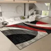 Nordic Abstract Geometry big Size Rugs for Living Room Decoration Light Luxury Anti-slip Floor Mats Home Bedroom Washable Carpet 4