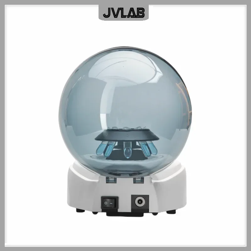 Mini Centrifuge Palm Centrifuge 5000rpm Laboratory Up To 8 PCR Tubes of 0.5ml 1.5ml 2ml Two Rotors RCF 1360xg D1008E