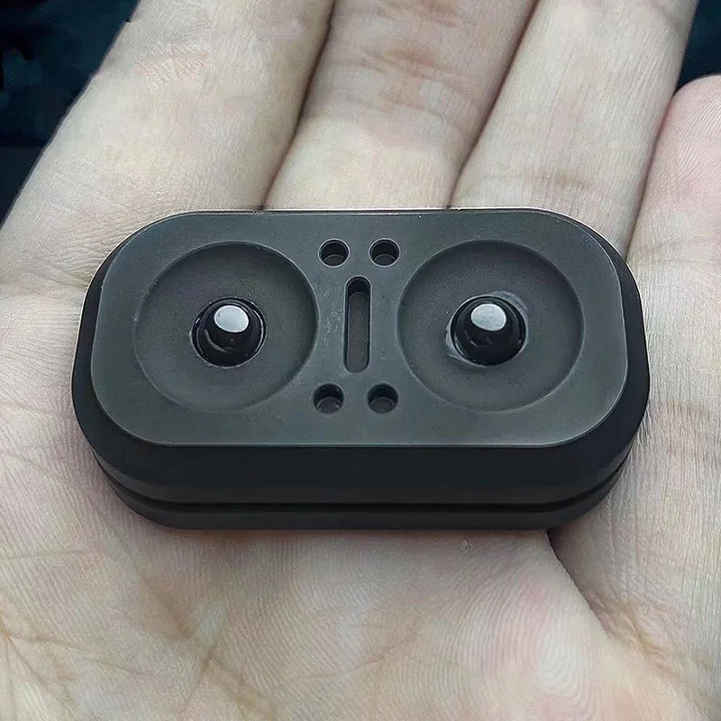 Magnetic Metal Owl Fidget Slider Toy - Stress Relief Hand Spinner