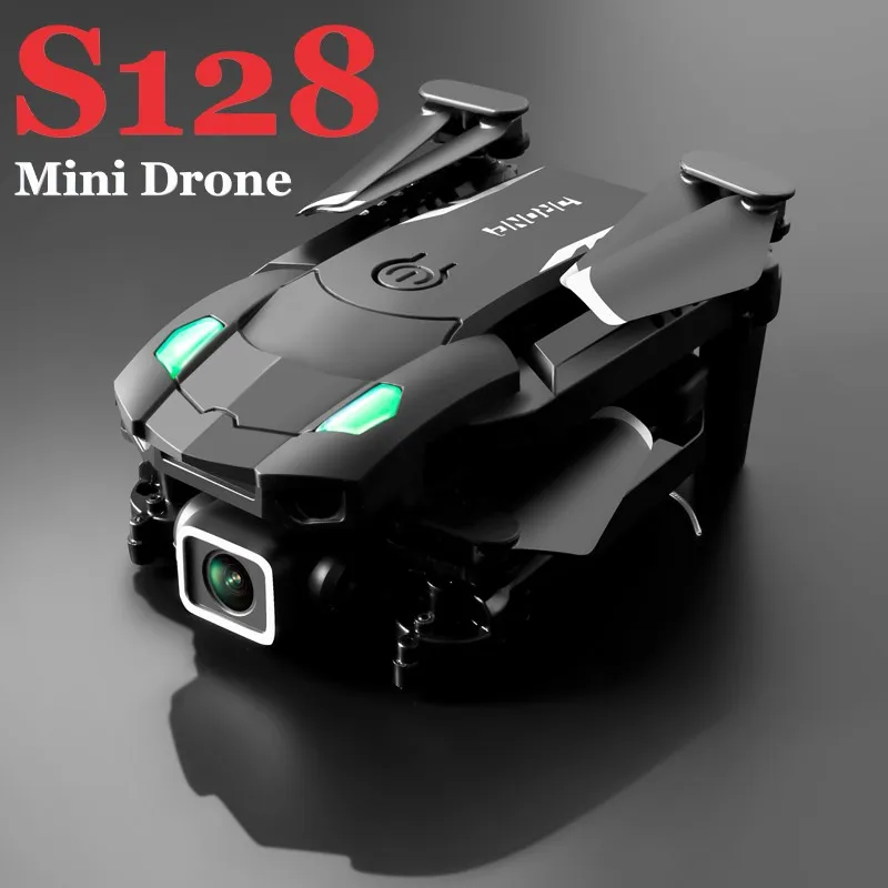 New S128 Mini Drone 4K Professional HD Dual Camera RC Dron Obstacle Avoidance Foldable Quadcopter Kids Toys Gifts VS K9Pro