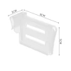 4PCS/Lot Refrigerator Space Telescopic Partition Side Door Box Separator Organizer Divider Splint Kitchen Accessories #3107 6