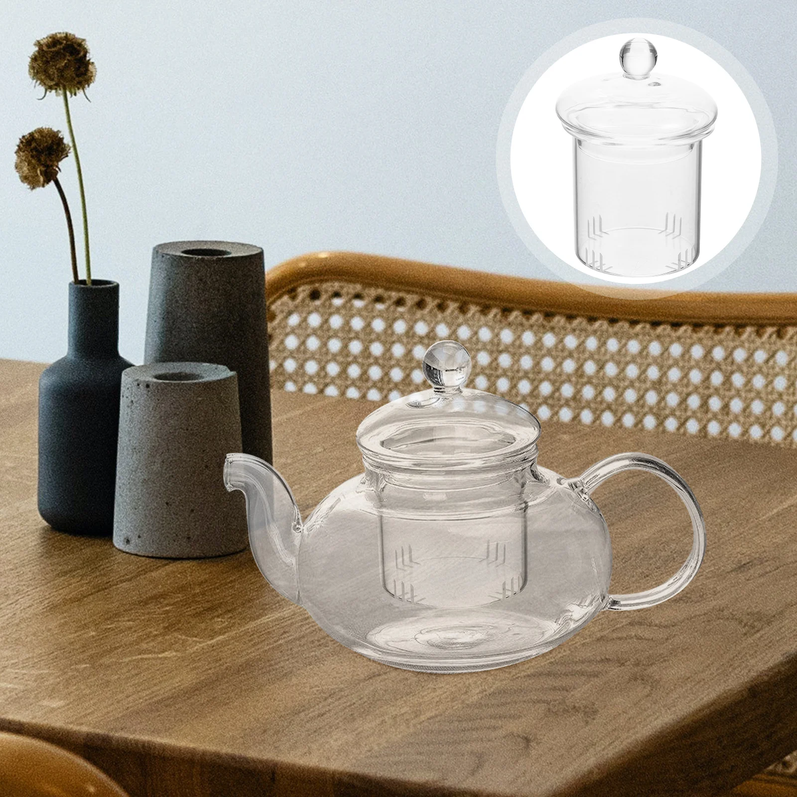 Tea Strainer Infuser Glass Filterloose Colanders Strainers Teapot Leafsteeper Pot Lids Clear Filters Accessories Replacement tea infuser tea strainer tea filter