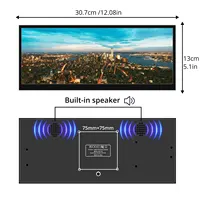 12.3 /14.5 inch TouchScreen Monitor HDMI & Type C 1920x720/2.5K IPS Display  LCD Bar Computer Temp Display Widescreen - Image 6