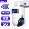 JOOAN 6MP 4K PTZ WiFi IP Camera 5G WIFI Dual Lens Outdoor Waterproof Security Camera Color Night AI Tracking CCTV Surveillance 1