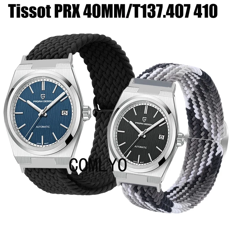 Per Tissot Prx 40Mm Prx T137.407 410 Cinturino Per Orologio Donna Uomo Cinturino Per Orologio Intelligente Cinturino In Nylon Cinturino Morbido Regola