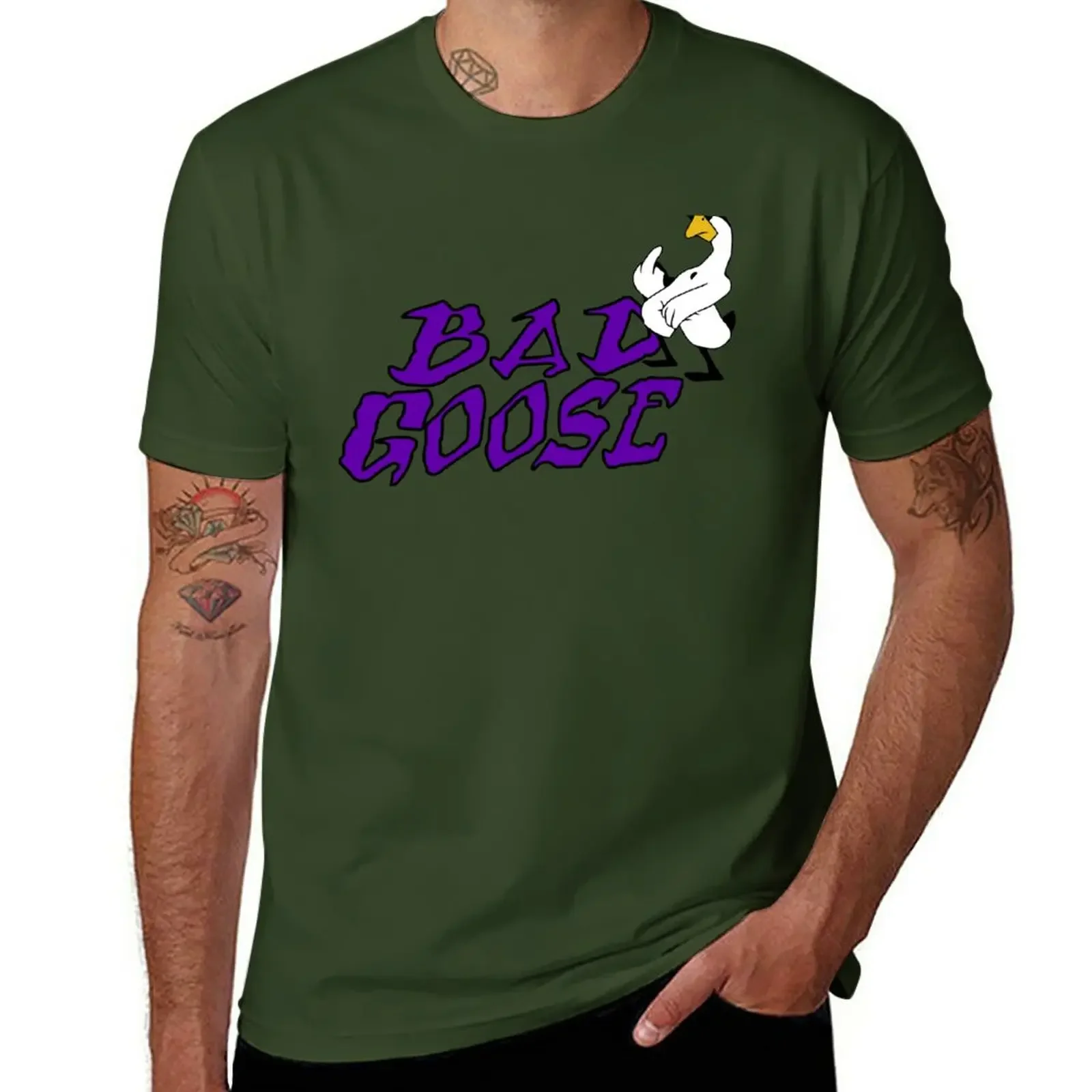

Bad Goose T-Shirt oversized plus size tops Men's t shirts