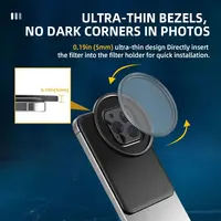 6.1/6.7 inch Camera Filter Magnetic Phone Filter Adapter Magnetic Suction Phone Filter Holder for iPhone 16 15 14 13 12 Pro Max - Image 4