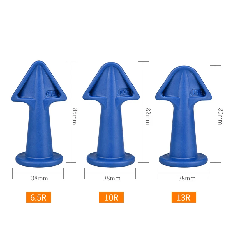3pcsCaulkNozzleApplicatorSiliconeCaulkingToolsSealantFinishingGroutKitSmoothScraper