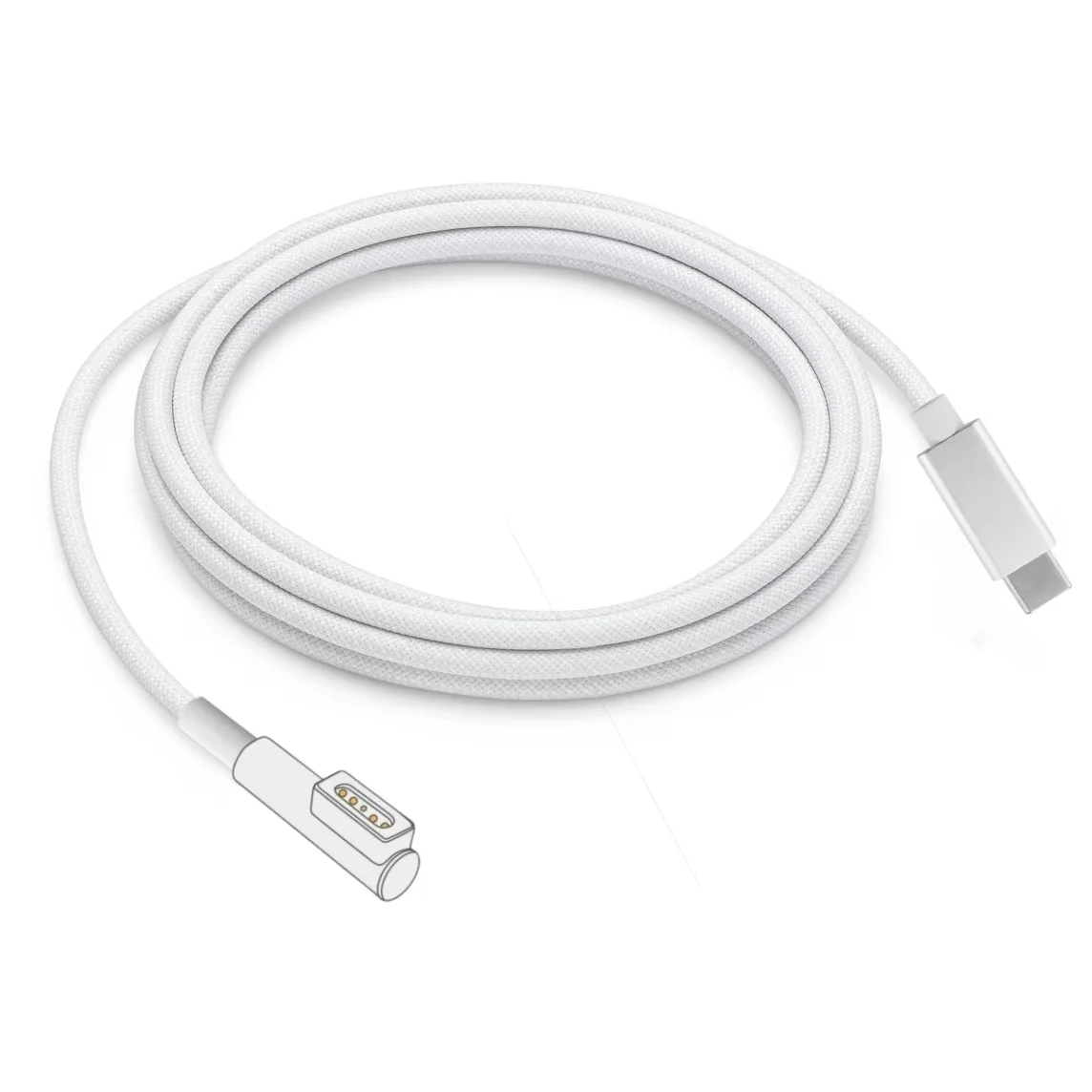 Magnetic Braided USB-C to Magnetic Charging Cable