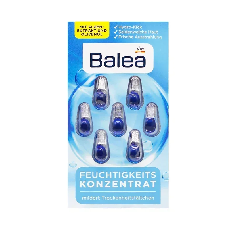 Balea Face Eye Serum Concentrate 4pcs Moisture Increases Dry Skin Elasticity Firmness Soften Eye Wrinkles Nourish Smooth Skin Microneedling Serum Wrinkle Essence