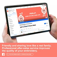 POOLIN EOC06 Single Head Computerized Embroidery Machine – Large 7.9" x 11" Embroidery Area for Business Use - Image 5