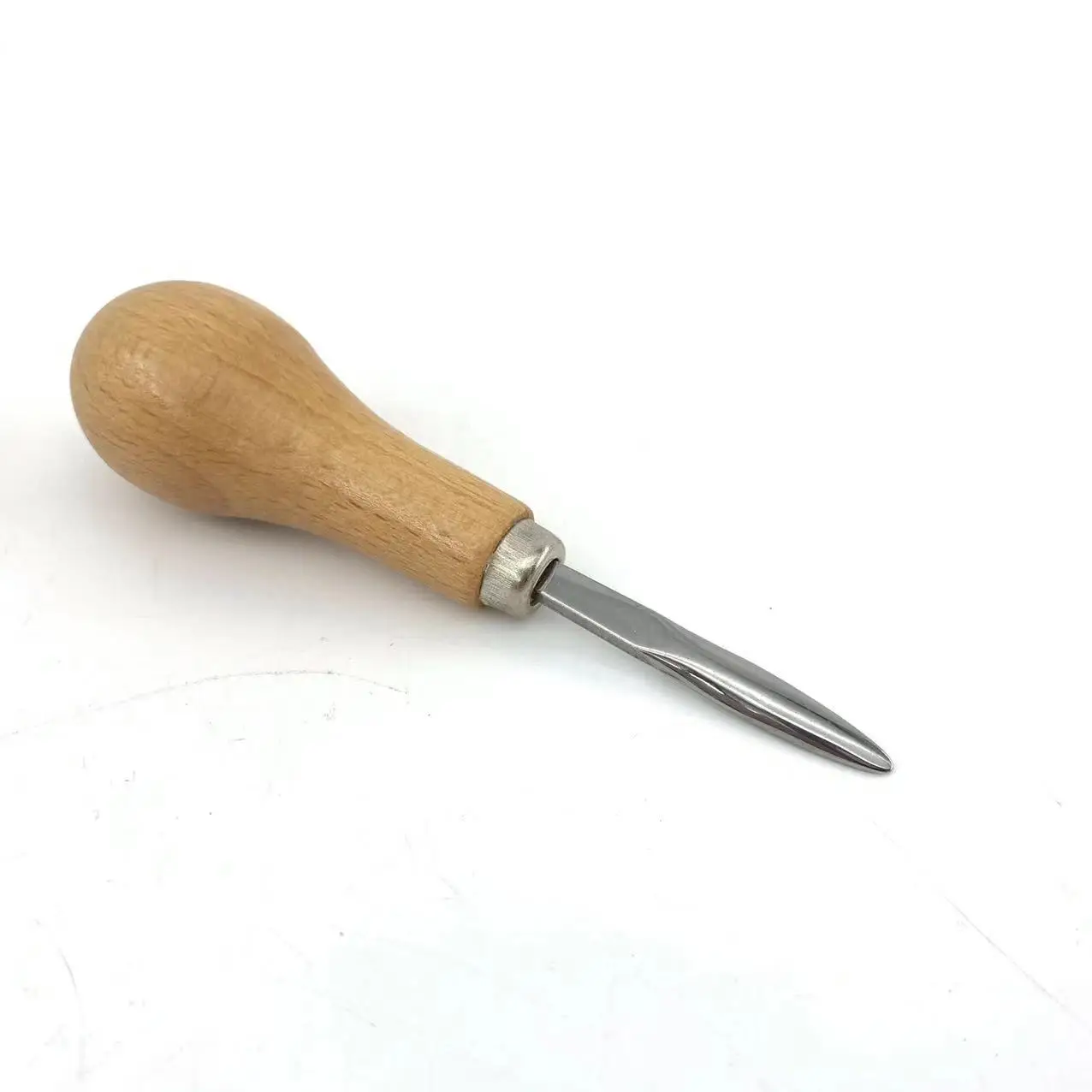 Jewelry Gemstone Bezel Setting Hand Tool with Wooden Handle