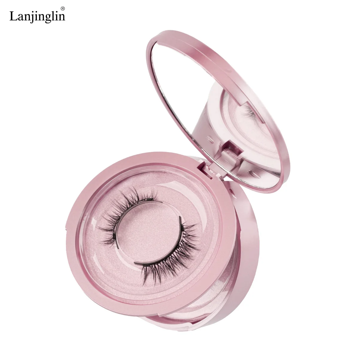 Magnetic Eyelashes Set Natural Long Magnetic False Eyelashes with Magnets Tweezer Kit No Glue Needed Extension Make up 2 Pairs