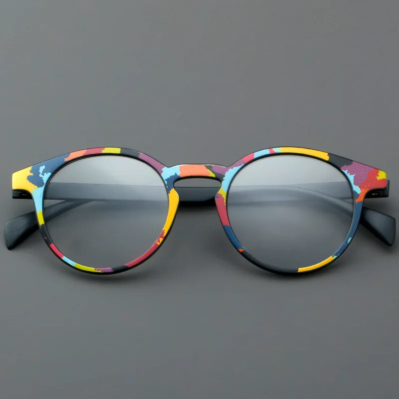 R57059 Regenbogen Tr90 Presbyopie Brillen Dame Trend Cat Eye Lesebrille Dioptrie +100 +200 +300 Optische Klare Brille – Detail 6