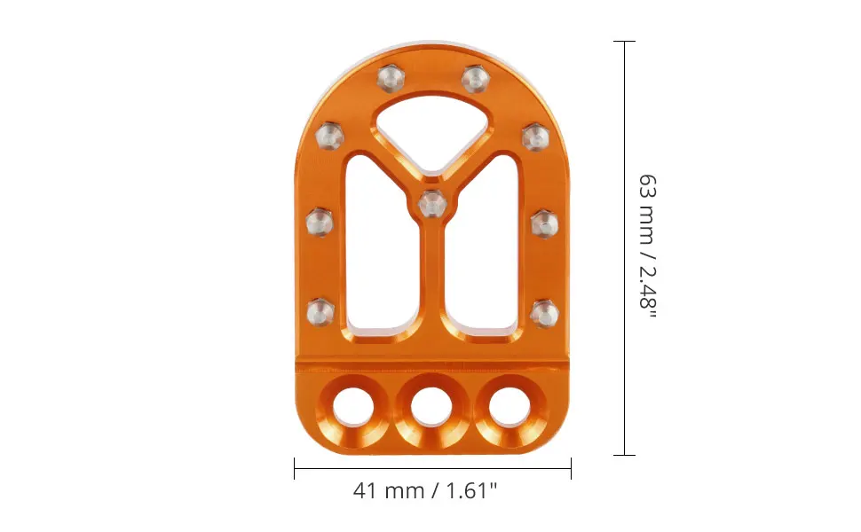 (EU-Lager) Hintere Fußbremshebel-Verlängerung für KTM 690 Enduro R SMC R 790 890 Adventure/R 1050 1090 1190 Adventure R 1290 SAS – Detail 11