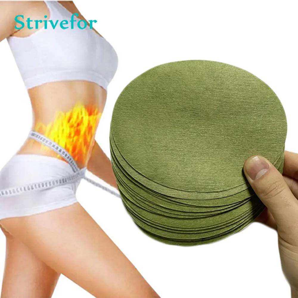 

80pcs Slim Waist Navel Stickers Quick Slimming Patch Wormwood Weight Loss Belly Abdomen Fat Burning Chinese Herbal Plaster B0020