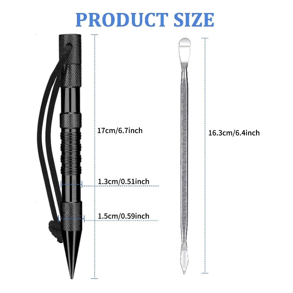 Paracord Needle Set Different Size Stainless Steel Knotter Tools Paracord FID Lacing Stitching Needles DIY Tool