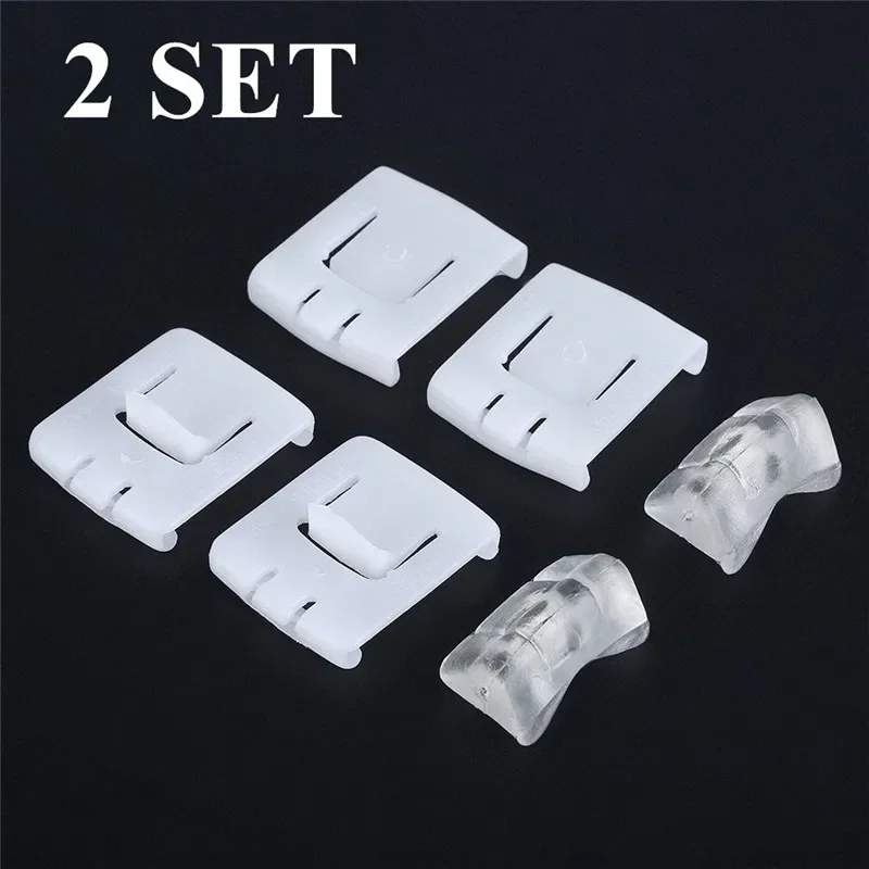 2 Set 6 Piece Car Front Seat Rail Runner Centre Slider Guide 435881203A C10 For GOLF MK1 MK2 MK3 CORRADO SCIROCCO Plastic