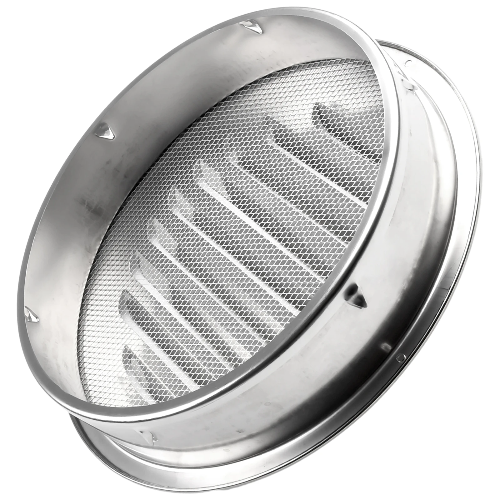 

Round Stainless Steel Vent Grille 70mm-300mm Exterior Wall Duct Ventilation Tool Exhaust Grille Cover Cooling Heating-Vents Cap