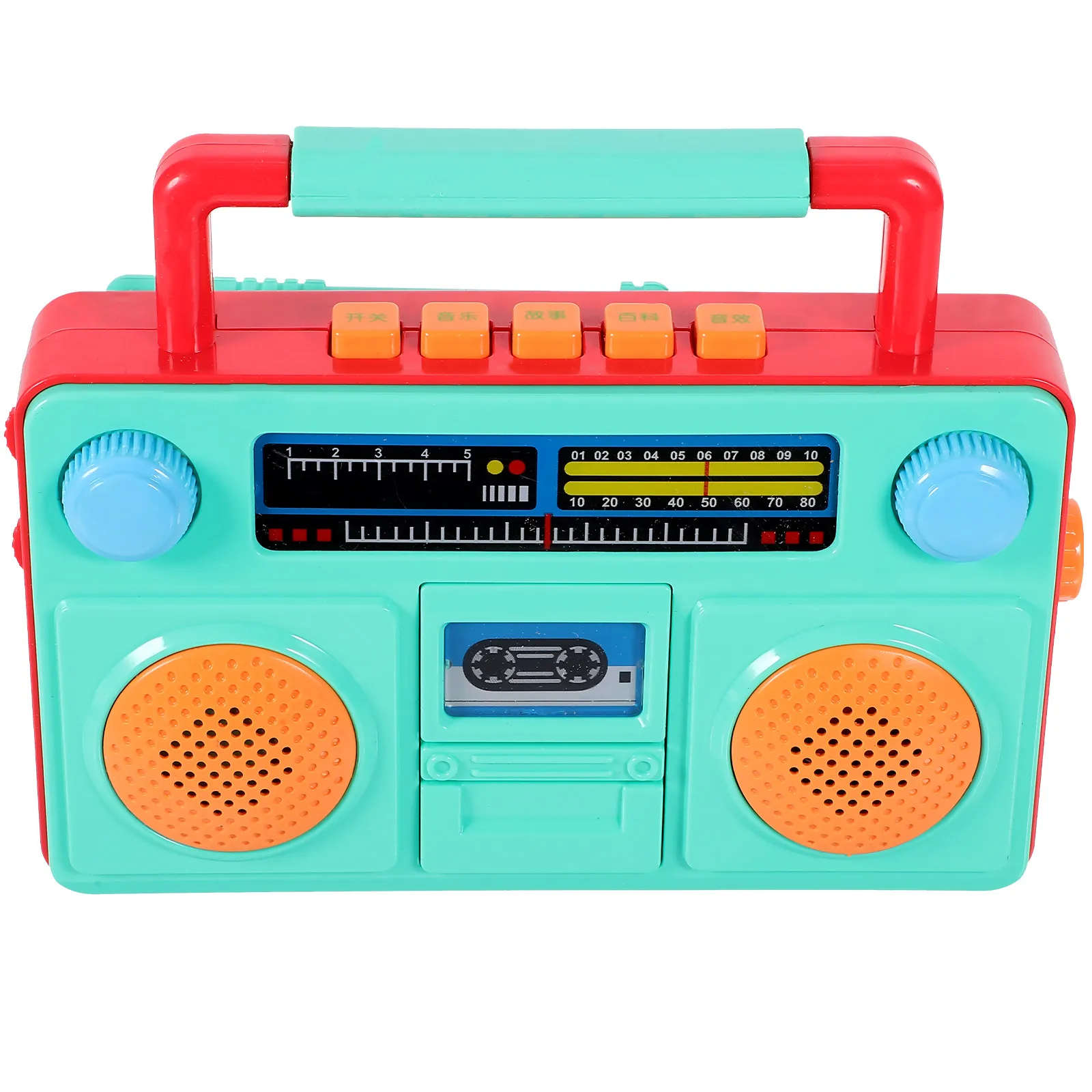 시뮬레이션 라디오 어린이 교육용 장난감 인터랙티브 어린이 학습 가전제품 가짜 라디오 역할극 엔터테인먼트