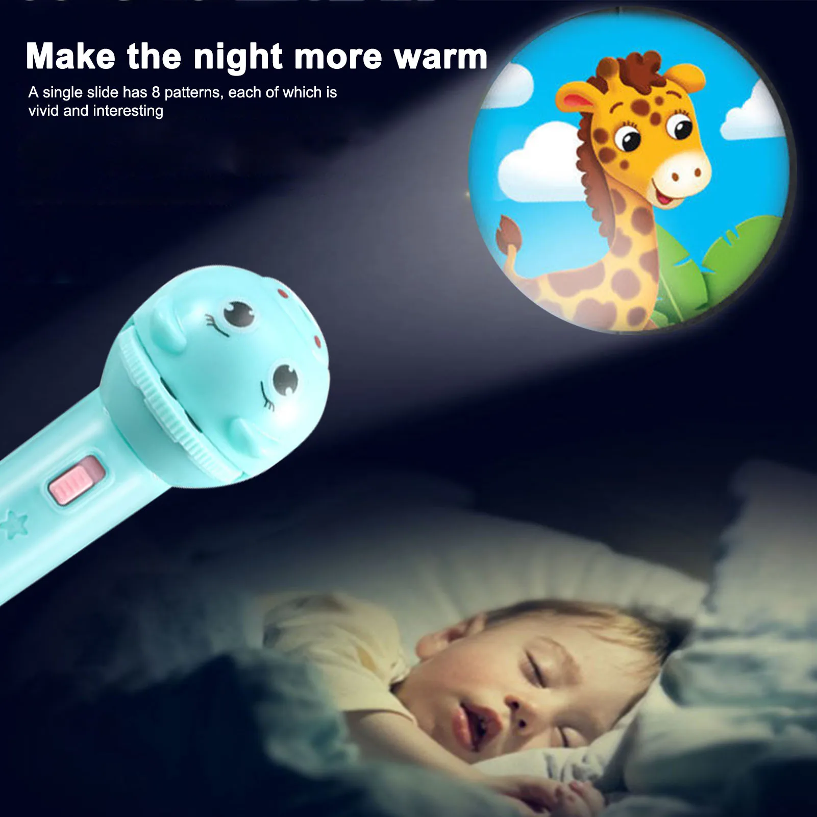 Kids Flashlights Projector Flashlight Slide ProjectorFlashlight