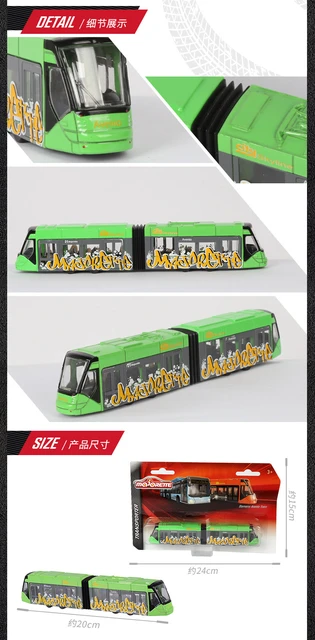 Majorette Bus/Tramway Assorti 6 Multicolore