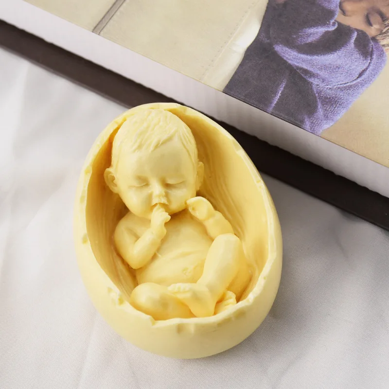 Stampo Bebè che dorme 3d silicone