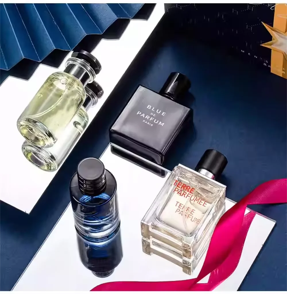 4Pcs Set Luxury Brand Perfume Men Cologne Parfums Homme Gift Box  100ml Perfumes Masculinos Natural Floral Fruity Scent Spray, view 3