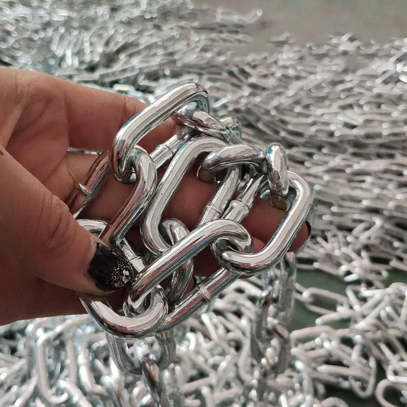 Galvanized Iron Chain 1 Meter 3-10mm For Traction Hang Clothes Pet Dog Locking Door