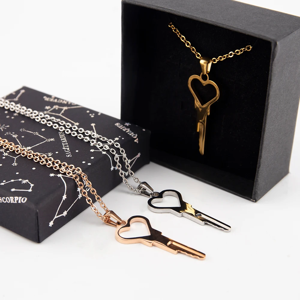 Heart Shaped Key Necklace Chastity Cage Key Holder Accessory Male Chastity Device Replacement Keys Sex Toys Adult Games Gift