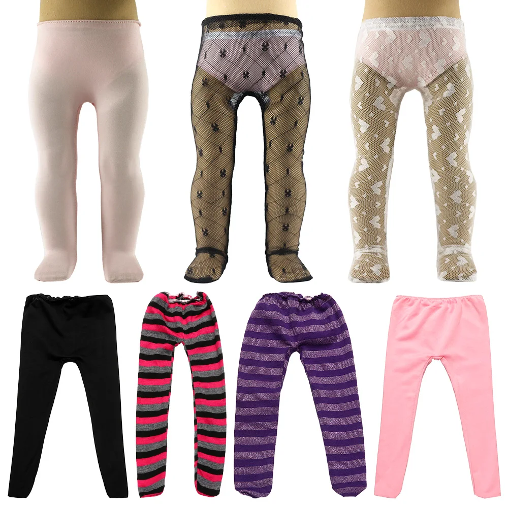 Vestiti Per Bambole Leggings Pantaloni Da Yoga Accessori Fit 18 Pollici American Girl Doll Collant 43Cm Bambola Appena Nata Vestiti Della Nostra Gener