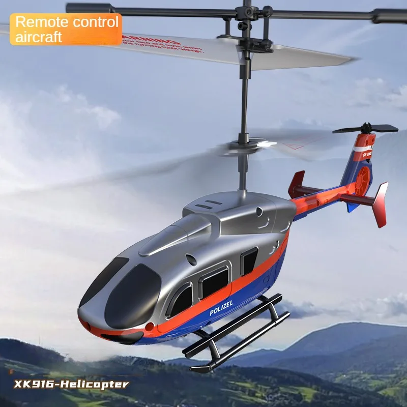 M5 Remote Control Helicopter Altitude Hold 3.5 Channel RC Helicopters with Gyro and LED Light Durable Airplane Drone Toy Gift 5