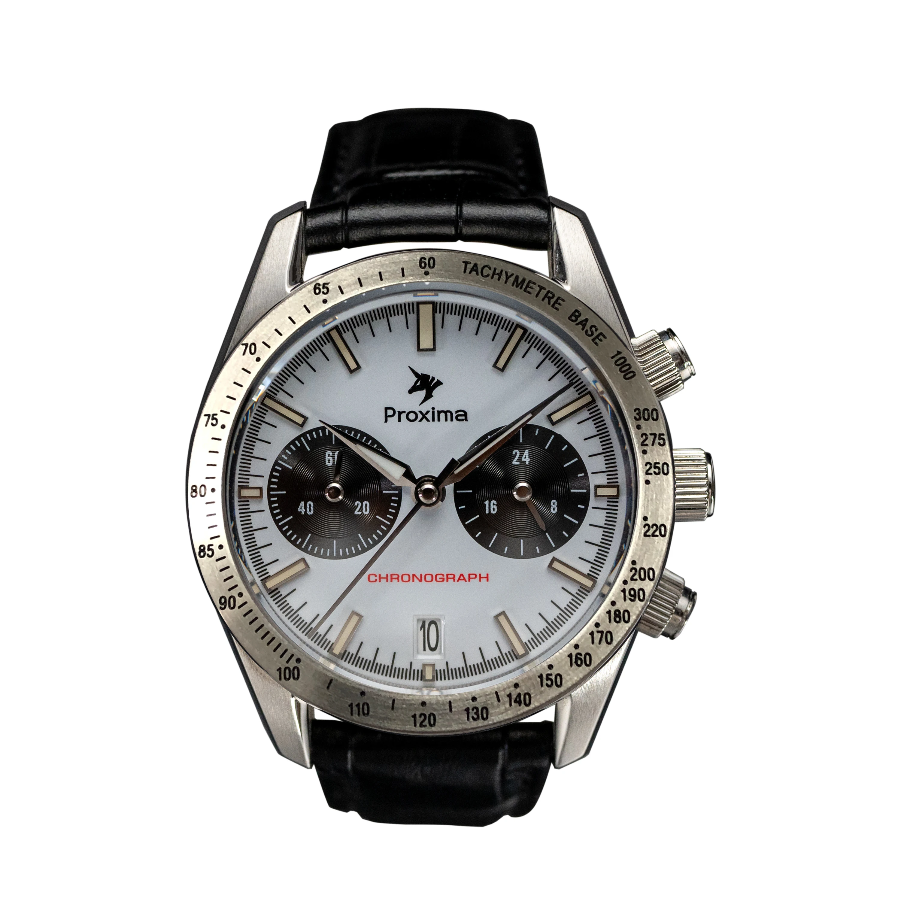 

Proxima Men Chronograph Watch Pilot Quartz Watches 40mm Military Wristwatch Luxury 50M Waterproof Sapphire BGW-9 Luminous VK64