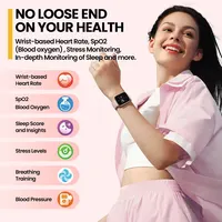 New Zeblaze GTS 3 Voice Calling Smart Watch Ultra-big 2.03'' HD Screen 24H Health Monitor 100+ Sport Modes 200+ Watch Faces - Image 3