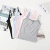 Girls Development Period Solid Color Cotton Soft Breathable Underwear Vest Girls Anti Exposure  Safety Underwear Girl Vest 2