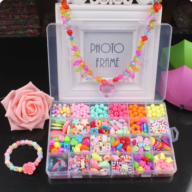 Bracelet Making Kit Beads Toys for Children DIY 24 Grid Handmade Making  Puzzles Beads for Girls Kit Girls Toys for 3 5 7 9 11 - AliExpress