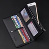 Cowhide mobile phone bag large capacity card bag Leather wallet Men's long multi-functional large capacity business men 3