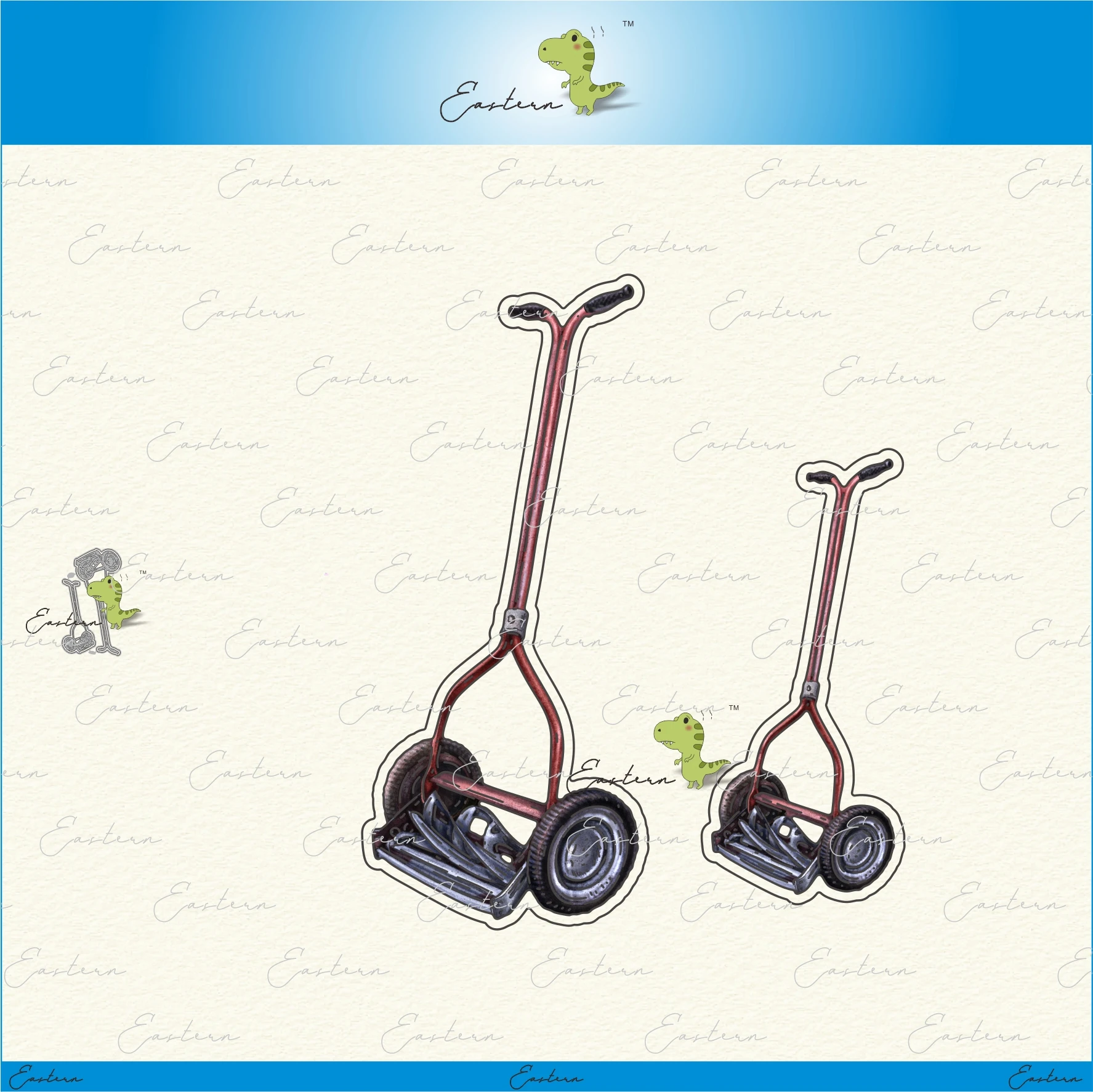 

Push Lawnmower Trimmed metal cutting dies 2022 new DIY molds Scrapbooking Paper Making die cuts crafts Printed Sheet