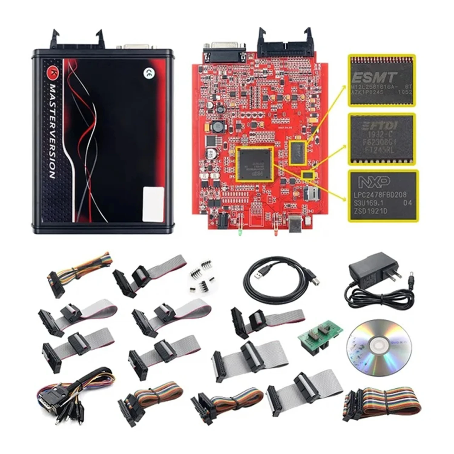 Kess Ktag ECU Chip Tuning Tool KESS V5.017 2.80 KTAG 7.020 2.25 4 LED Unlimited Online Ksuit V2 ECU Programmer with Toolbox