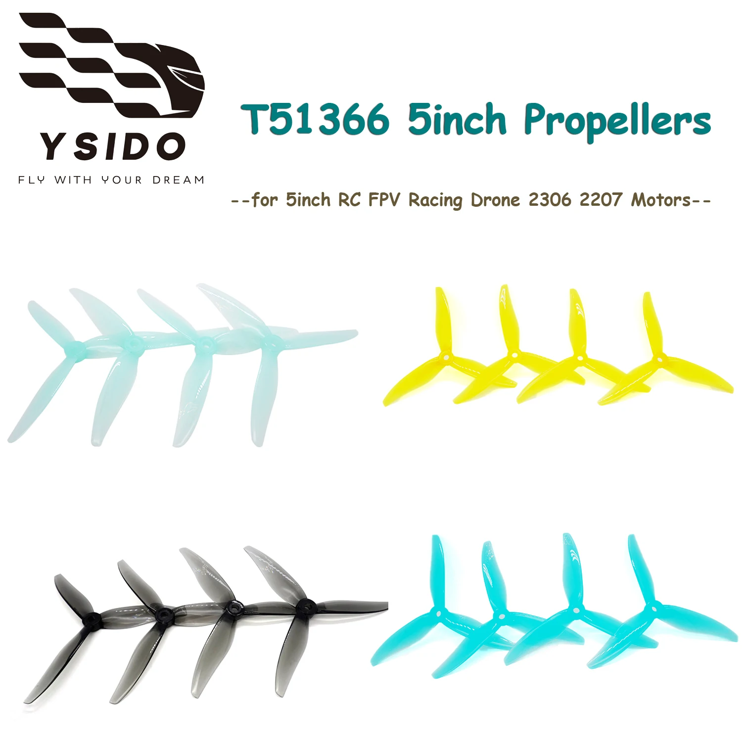 Hélices Pliables 16PCS Pour Drone HS360S - Pièces De Rechange ZYGY Quadcopter RC Haute Qualité