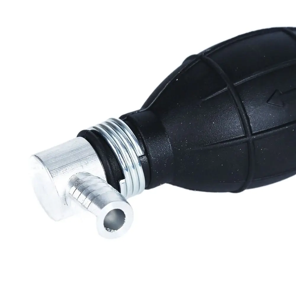 6/8/10/12mm Manual Fuel Pump Rubber Aluminum Hand Primer Oil Gasoline Petrol Diesel Liquid Transfer Tool