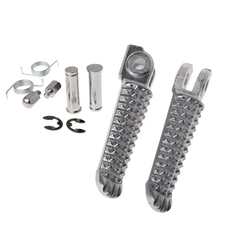 Motorcycle Front Footrest Foot Pegs Foot Rest Pedals For Yamaha YZF R1 2002-2012 YZF R6 2003-2011 2004 2005 2006 2007 2008 2009 motorcycle accessories motorcycle footrests motorcycle foot pedals