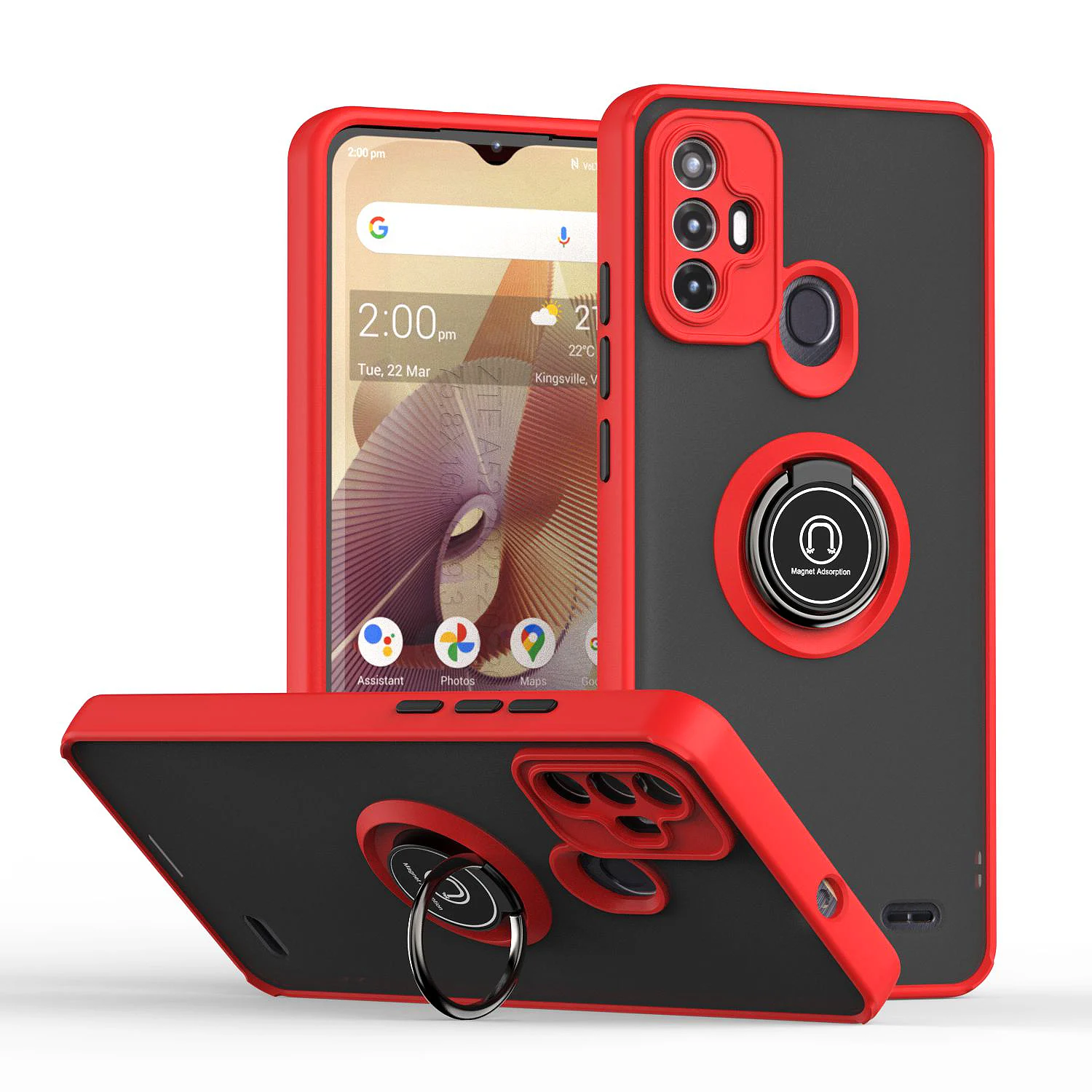 Klapber Custodia Portafoglio In Pelle Con Intaglio Farfalla Per Xiaomi Redmi 10A, Colore Rosa, Con Slot Per Carte E Penna Stilo Inclusa - 4